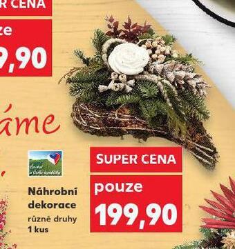 Kaufland Náhrobní dekorace nabídka