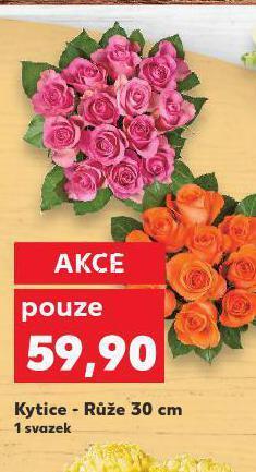 Kaufland Kytice růže 30 cm nabídka