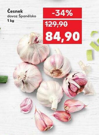 Kaufland Česnek nabídka
