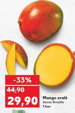 Kaufland Mango zralé nabídka