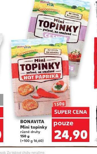 Kaufland Bonavita mini topinky nabídka