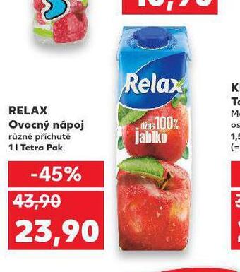 Kaufland Relax ovocný nápoj nabídka
