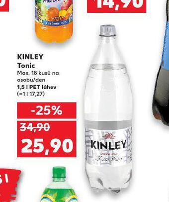 Kaufland Kinley tonic nabídka