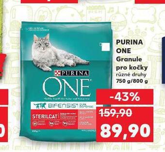 Kaufland Purina one granule pro kočky nabídka