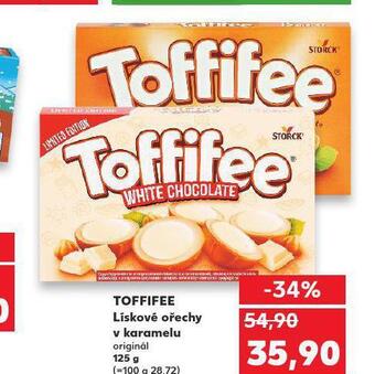 Kaufland Toffifee lískové ořechy v karamelu nabídka