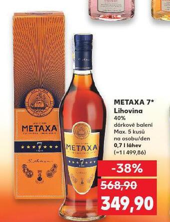 Kaufland Metaxa 7* nabídka