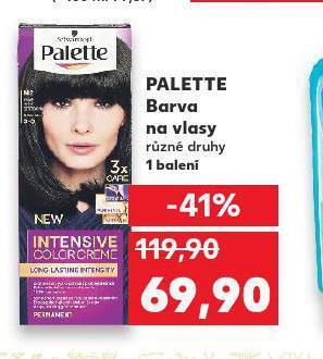 Kaufland Palette barva na vlasy nabídka
