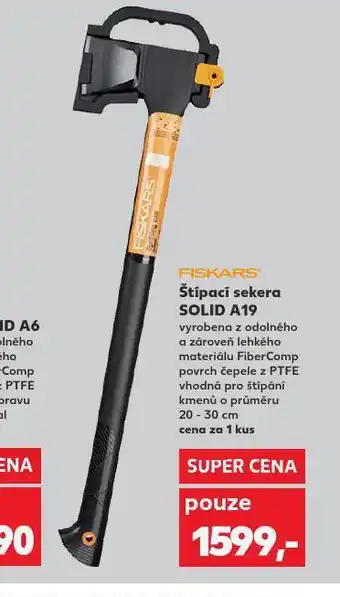 Kaufland Fiskars štípací sekera solid a19 nabídka