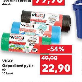 Kaufland Vigo! odpadkové pytle nabídka