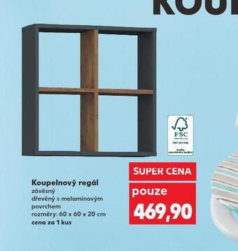 Kaufland Koupelnový regál nabídka