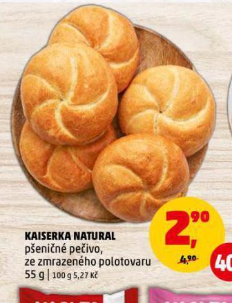 Penny Market Kaiserka natural nabídka