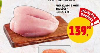 Penny Market Kuřecí prsa s kostí nabídka