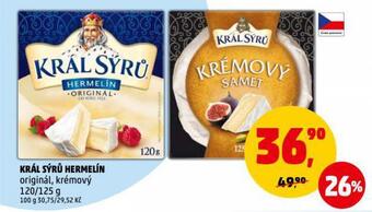 Penny Market Král sýrů hermelín nabídka