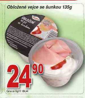 Hruška Hruška obložené vejce se šunkou 135g nabídka