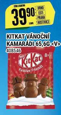 Tamda Foods Kitkat vánoční kamarádi 65,6g nabídka