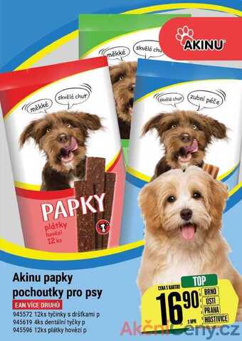Tamda Foods Akinu papky pochoutky pro psy nabídka