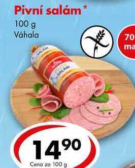 CBA Pivní salám, 100 g nabídka