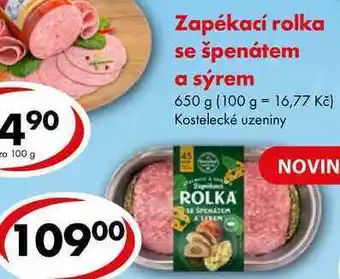 Zapékací rolka se špenátem a sýrem, 650 g