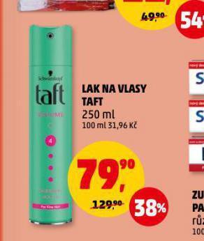 Penny Market Taft lak na vlasy nabídka
