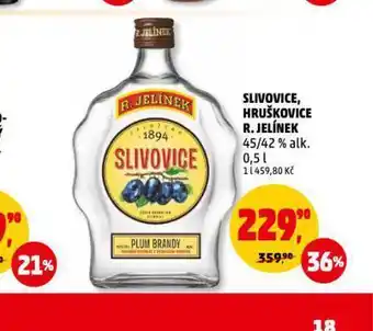 Slivovice, hruškovice r. jelínek