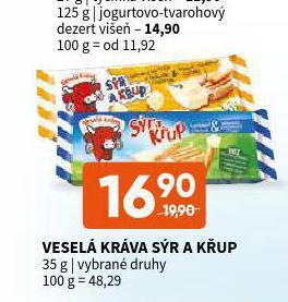 Terno Veselá kráva sýr a křup nabídka