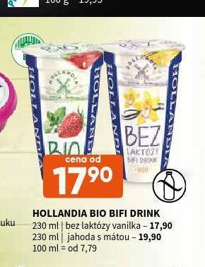 Terno Hollandia bio bifi drink nabídka