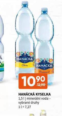 Terno Hanácká kyselka nabídka