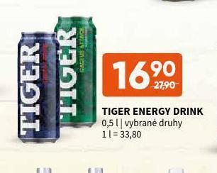 Terno Tiger energy drink nabídka