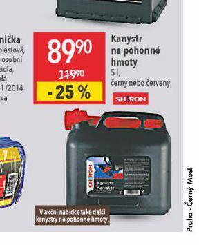Globus Kanystr na pohonné hmoty nabídka