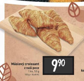 Billa Máslový croissant nabídka