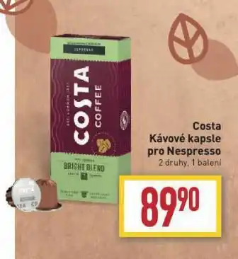 Billa Kávové kapsle nespresso nabídka