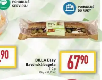 Billa Bavorská bageta nabídka