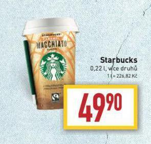 Billa Starbucks nabídka