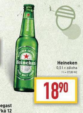 Billa Pivo heineken nabídka