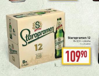 Billa Pivo staropramen nabídka