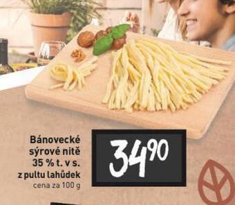 Billa Bánovecké sýrové nitě nabídka
