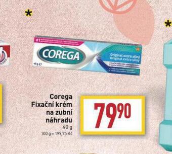 Billa Corega fixační krém na zubní náhrady nabídka