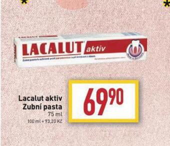 Billa Lacalut zubní pasta nabídka