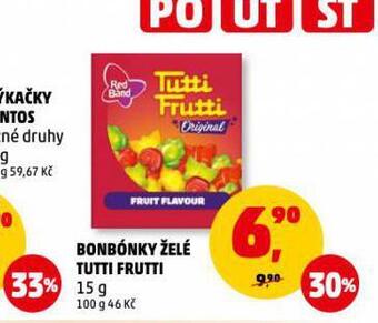 Penny Market Bonbónky želé tutti frutti nabídka