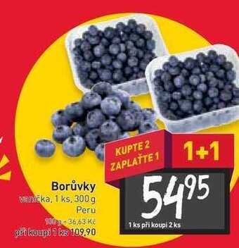 Billa Borůvky vanička, 1 ks, 300 g nabídka