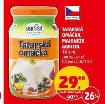 Penny Market Tatarská omáčka agricol, 380 ml nabídka
