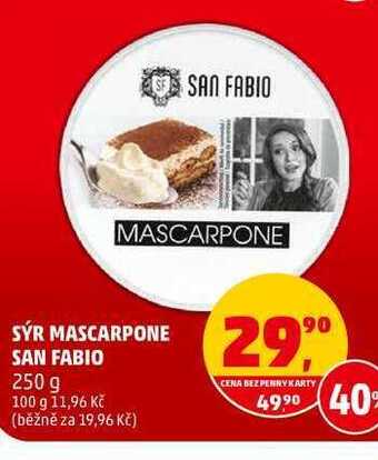 Penny Market Sýr mascarpone san fabio, 250 g nabídka