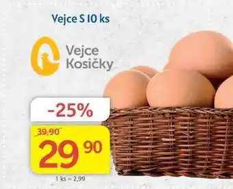 Kubík potraviny Vejce kosičky vejce s 10 ks nabídka