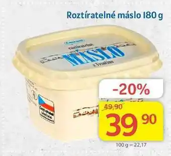 Kubík potraviny Lacrum roztíratelné máslo 180 g nabídka