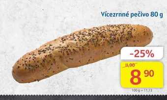 Kubík potraviny Vícezrnné pečivo 80 g nabídka