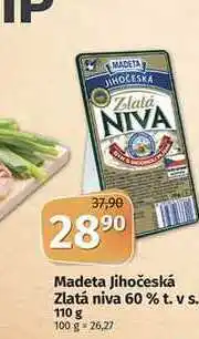 Coop Madeta jihočeská zlatá niva 60% t. vs. 110 g nabídka