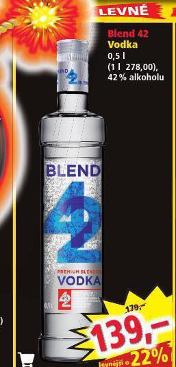 Norma Blend 42 vodka nabídka