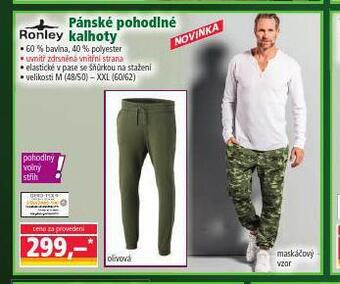 Norma Pánské pohodlné kalhoty nabídka