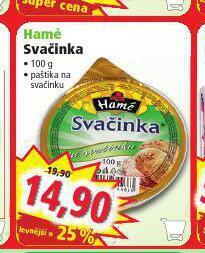 Norma Hamé svačinka nabídka