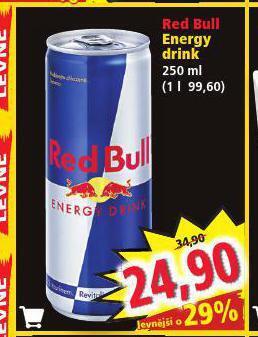 Norma Red bull energy drink nabídka
